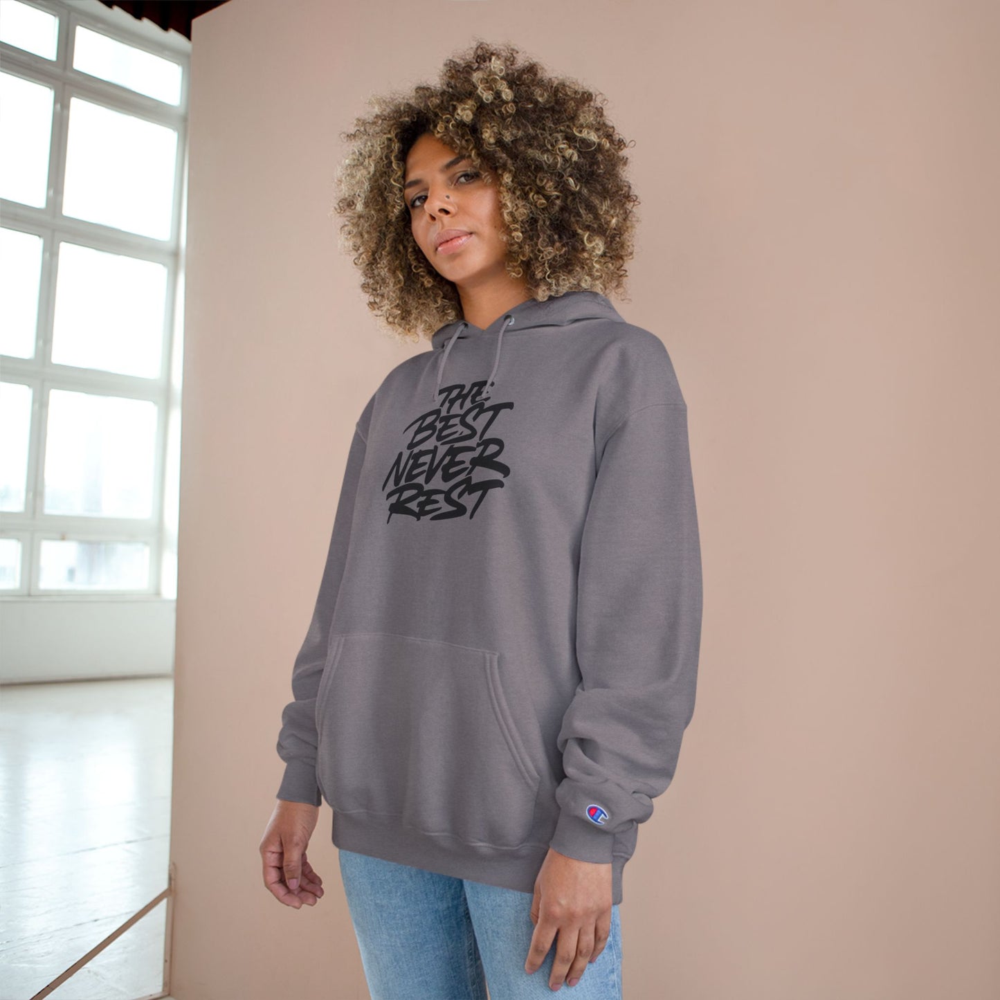 Urban Culture Champion Hoodie, Streetwear Sweatshirt, Graffiti Style Fashion, Gift for Hip-Hop Lovers, Casual Layering Top