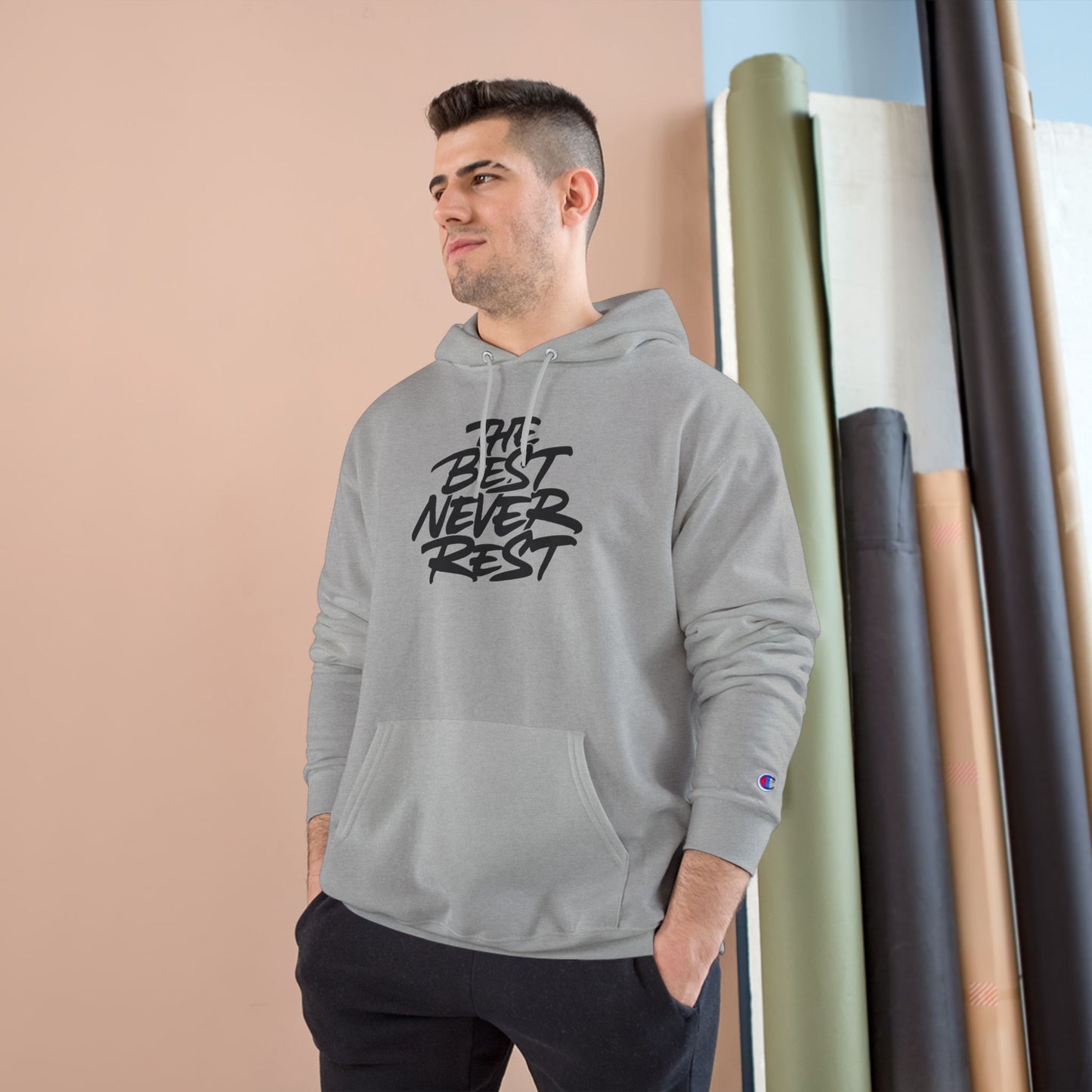 Urban Culture Champion Hoodie, Streetwear Sweatshirt, Graffiti Style Fashion, Gift for Hip-Hop Lovers, Casual Layering Top