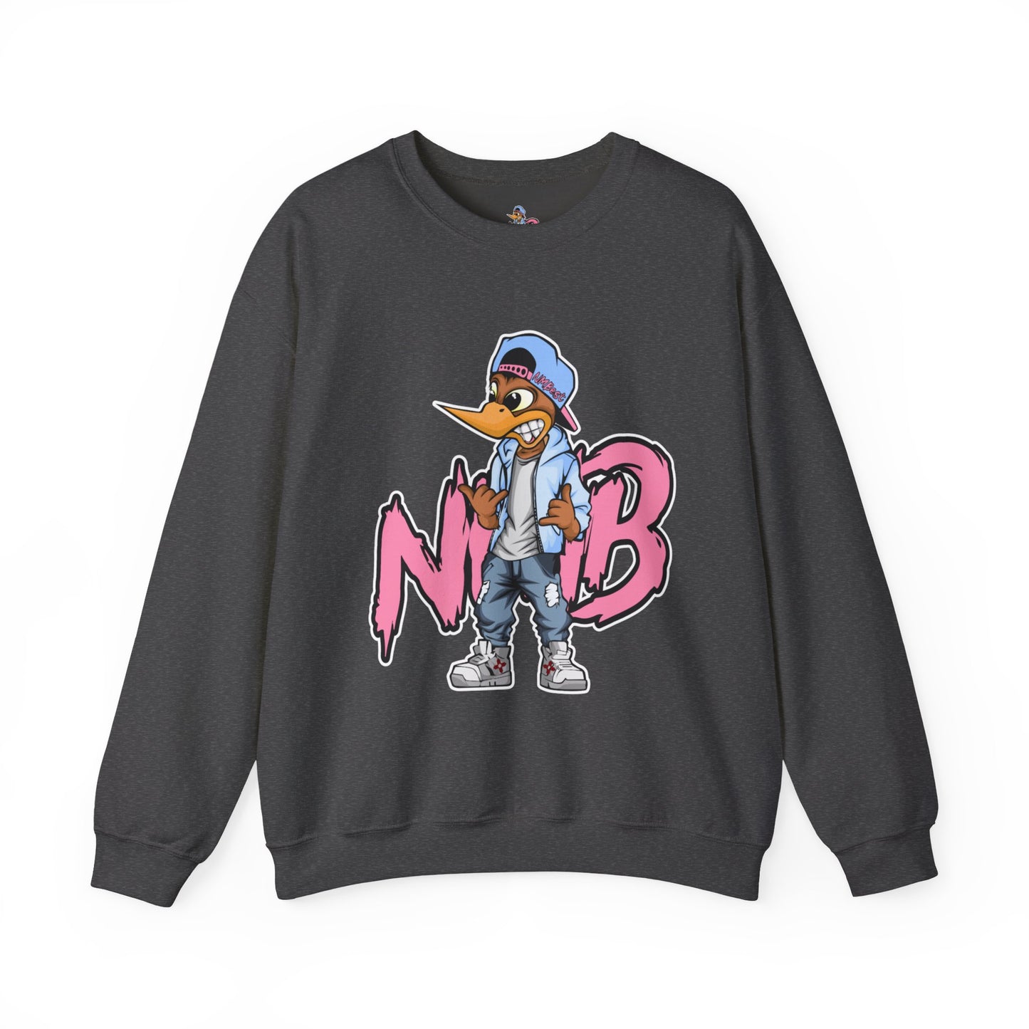 Urban Graphic Sweatshirt, Trendy Crewneck, Streetwear Hoodie, Gift for Him/Her, Casual Lounge Wear, NMB No Excuses Design