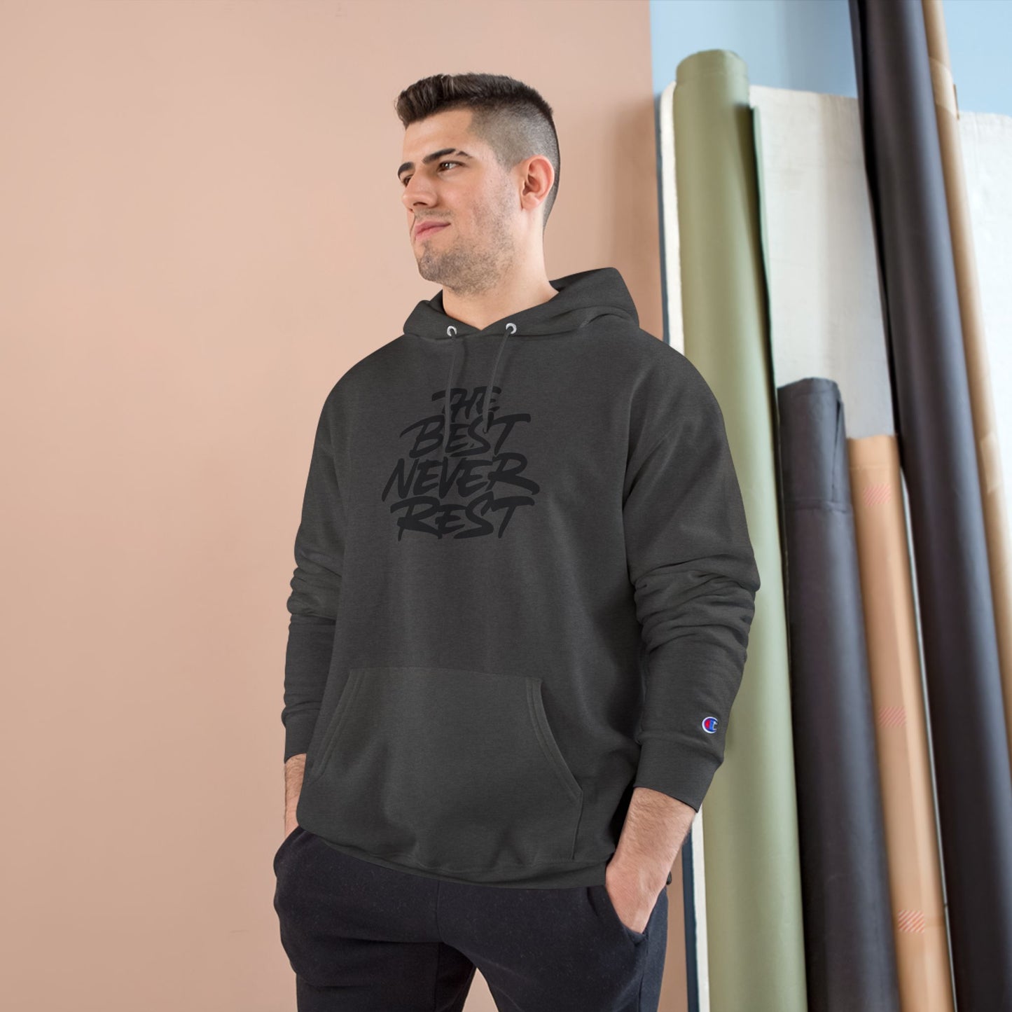 Urban Culture Champion Hoodie, Streetwear Sweatshirt, Graffiti Style Fashion, Gift for Hip-Hop Lovers, Casual Layering Top