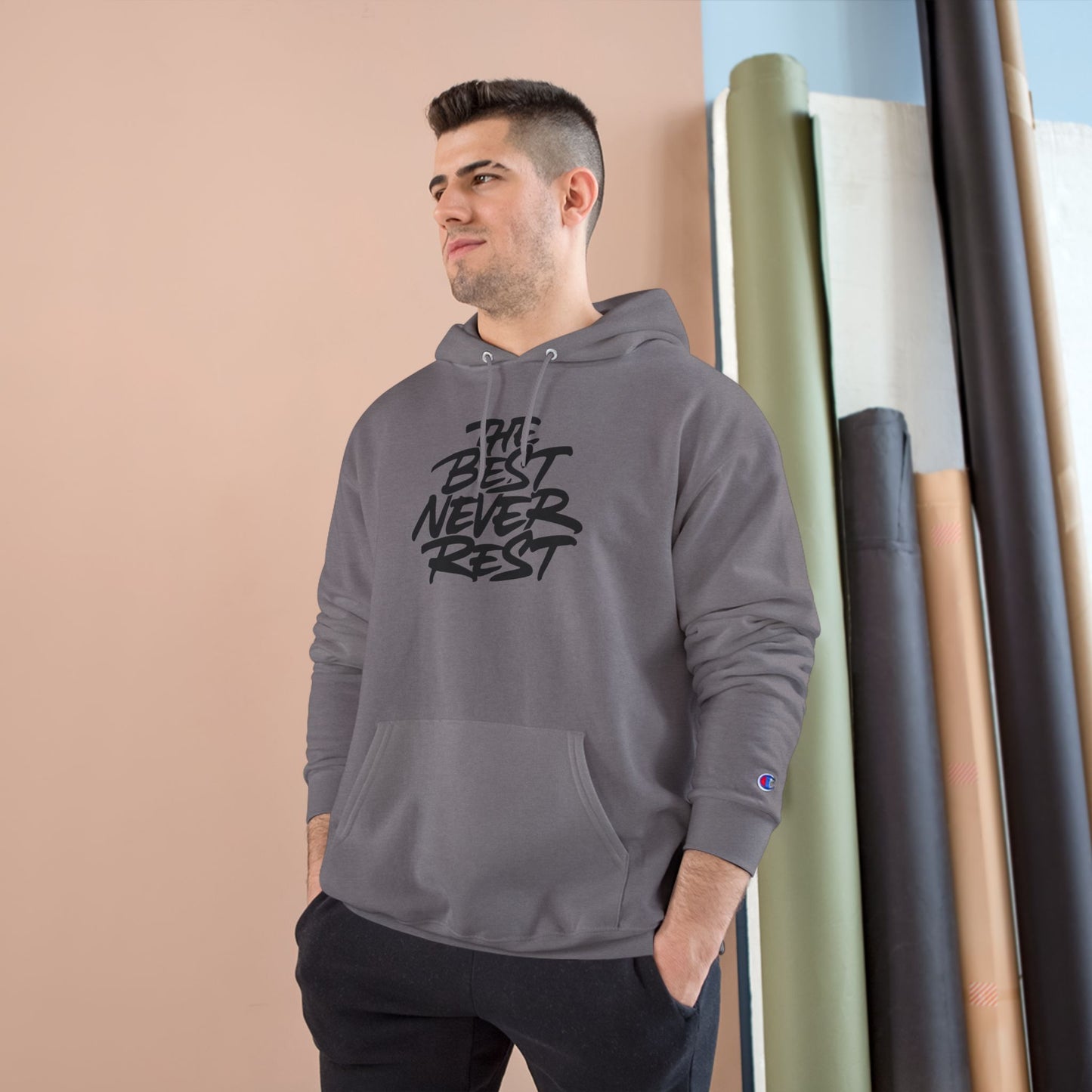 Urban Culture Champion Hoodie, Streetwear Sweatshirt, Graffiti Style Fashion, Gift for Hip-Hop Lovers, Casual Layering Top