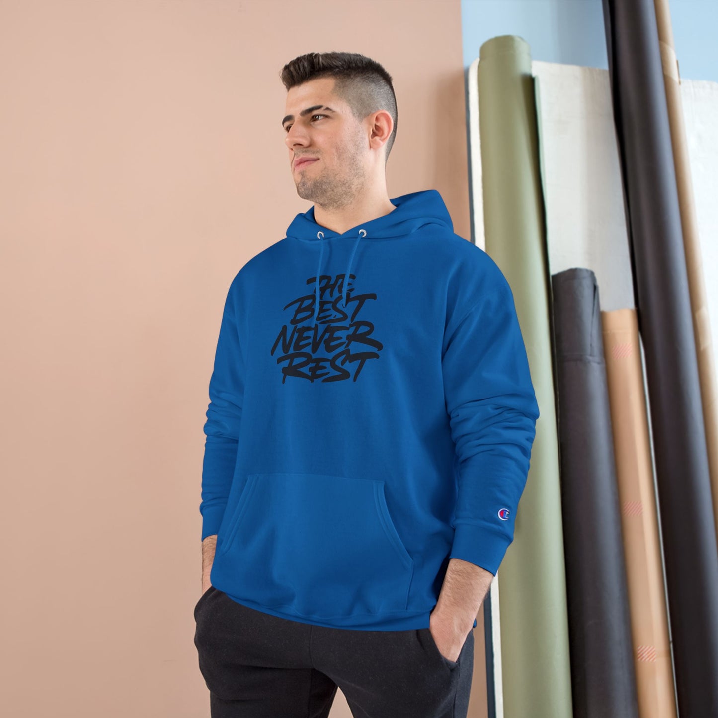 Urban Culture Champion Hoodie, Streetwear Sweatshirt, Graffiti Style Fashion, Gift for Hip-Hop Lovers, Casual Layering Top
