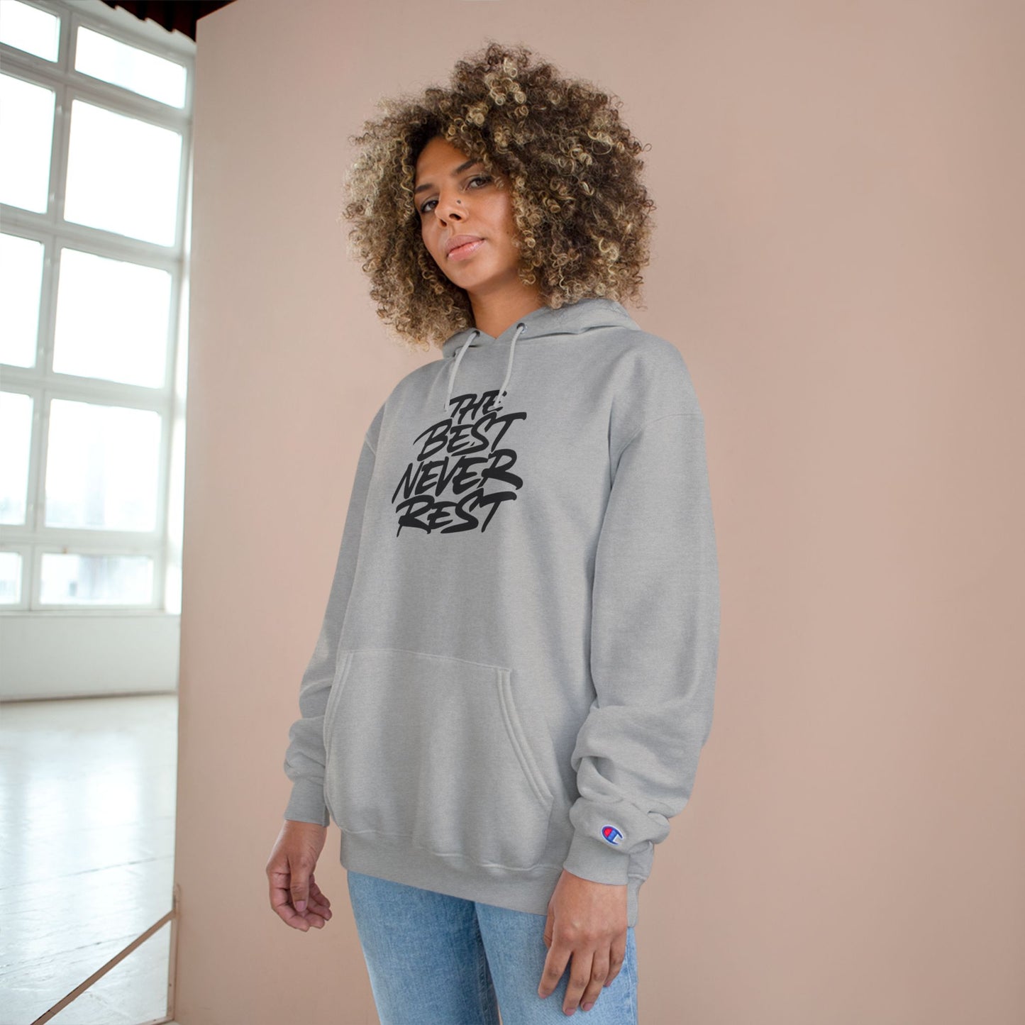 Urban Culture Champion Hoodie, Streetwear Sweatshirt, Graffiti Style Fashion, Gift for Hip-Hop Lovers, Casual Layering Top