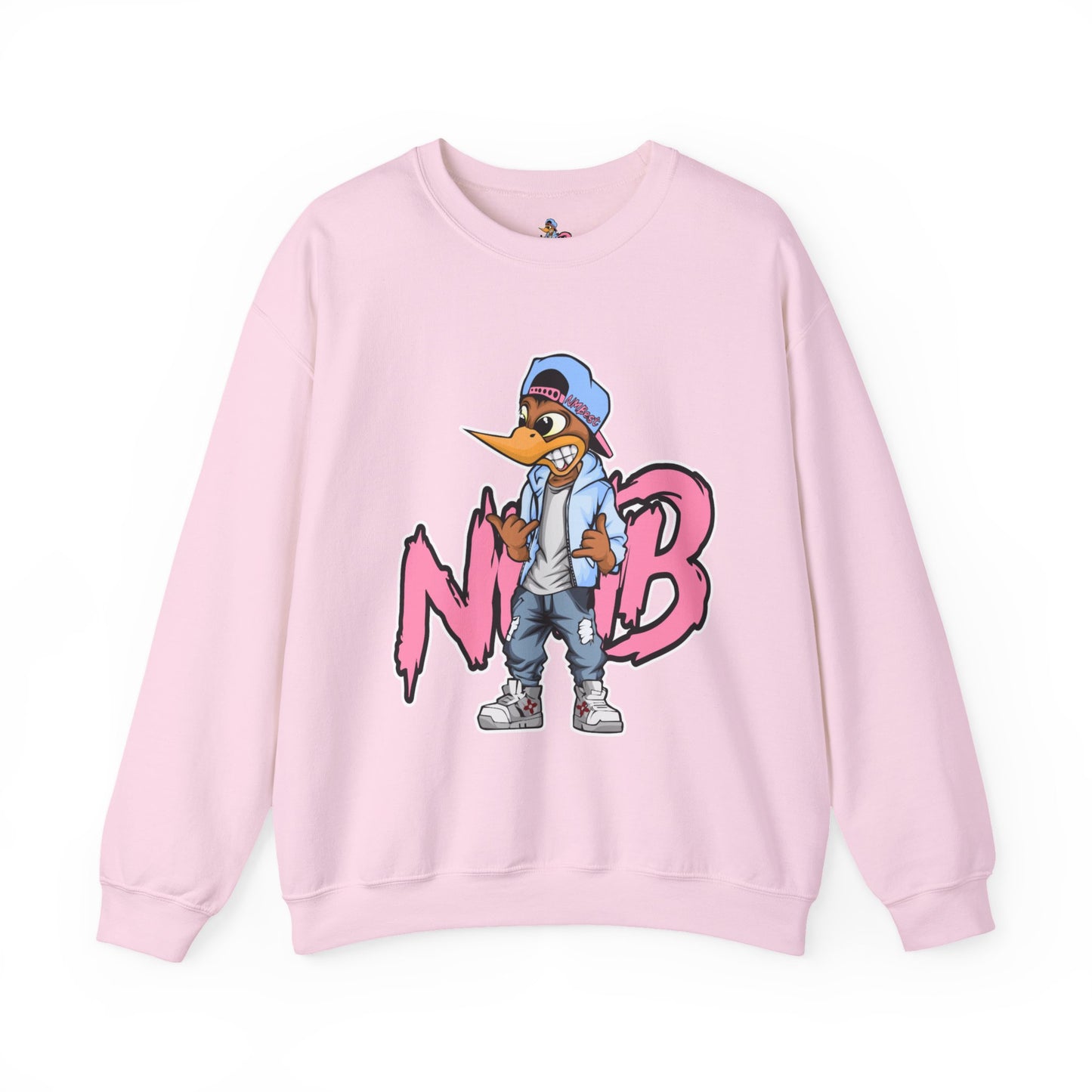 Urban Graphic Sweatshirt, Trendy Crewneck, Streetwear Hoodie, Gift for Him/Her, Casual Lounge Wear, NMB No Excuses Design