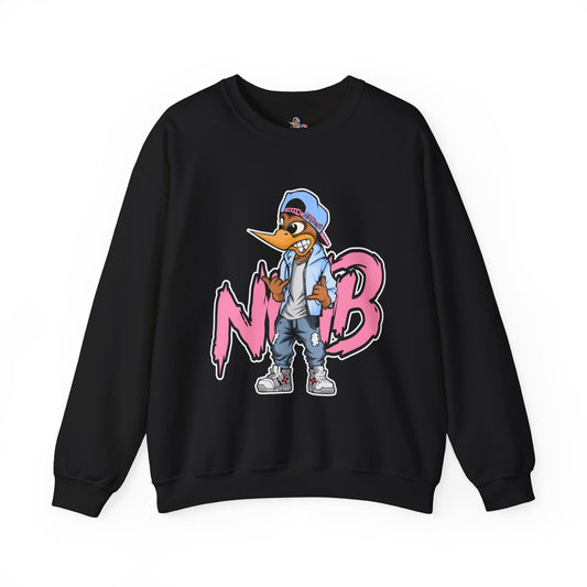 Urban Graphic Sweatshirt, Trendy Crewneck, Streetwear Hoodie, Gift for Him/Her, Casual Lounge Wear, NMB No Excuses Design